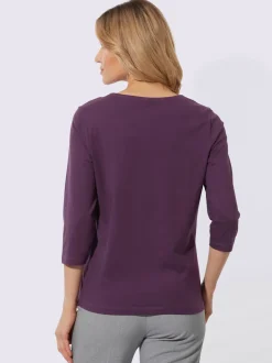 T-shirt à manches 3/4 pur coton