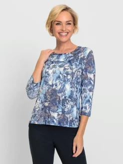 T-shirt à manches 3/4 viscose