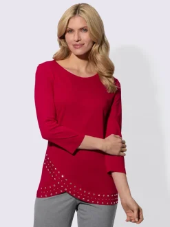 T-shirt à manches 3/4 viscose douce et fluide