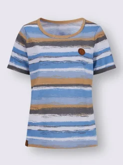 T-shirt à rayures pur coton
