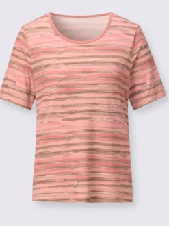 T-shirt rayé viscose