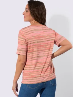 T-shirt rayé viscose