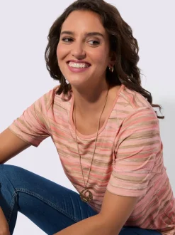 T-shirt rayé viscose