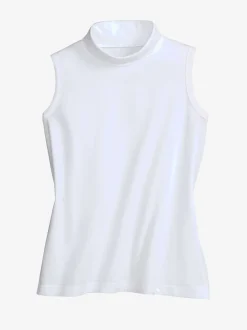 T-shirt sans manche col roulé