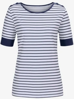 T-shirt style marinière manches courtes
