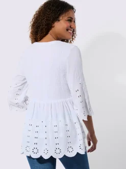 Tunique en dentelle pure viscose