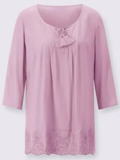 Tunique superbe broderie ajourée