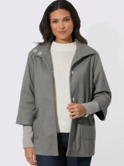 Veste bords-côtes confortables aux manches