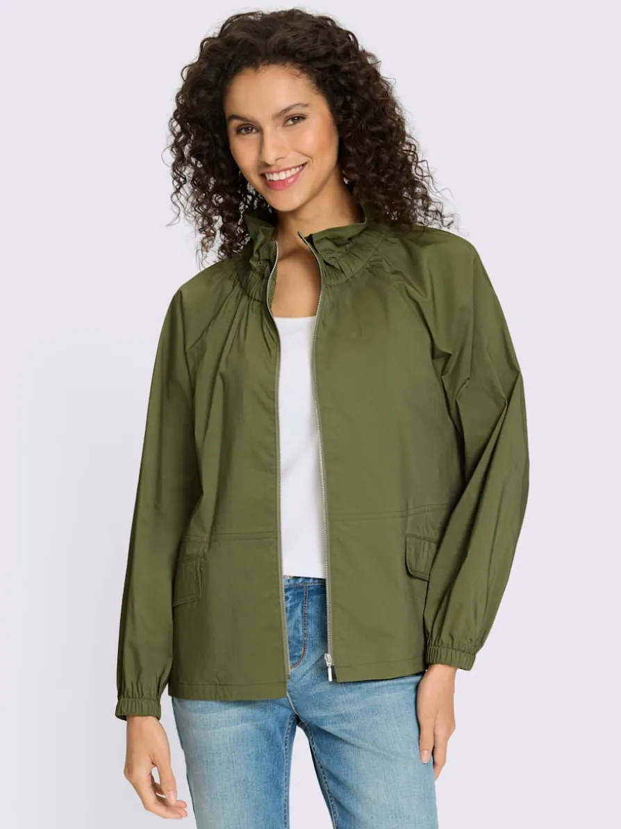 Veste chemisier col montant tendance
