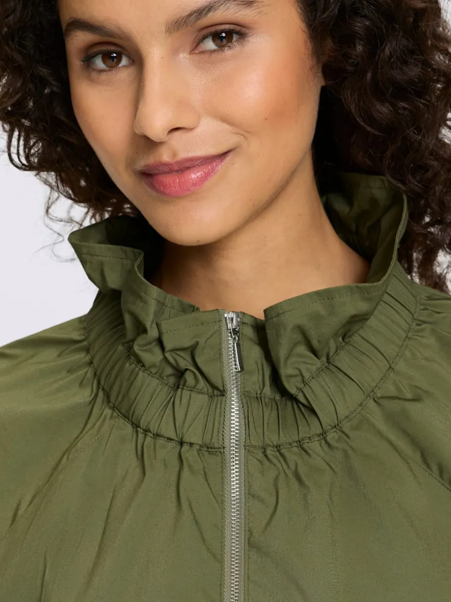 Veste chemisier col montant tendance