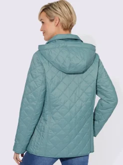 Veste d'hiver mélange de motifs matelassés