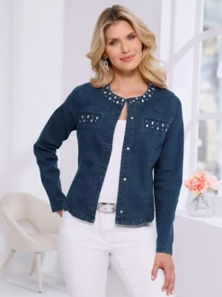 Veste en jean denim doux