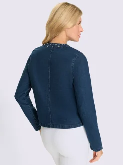 Veste en jean denim doux