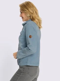 Veste en jean denim doux