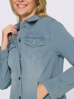 Veste en jean denim doux