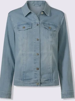 Veste en jean denim doux