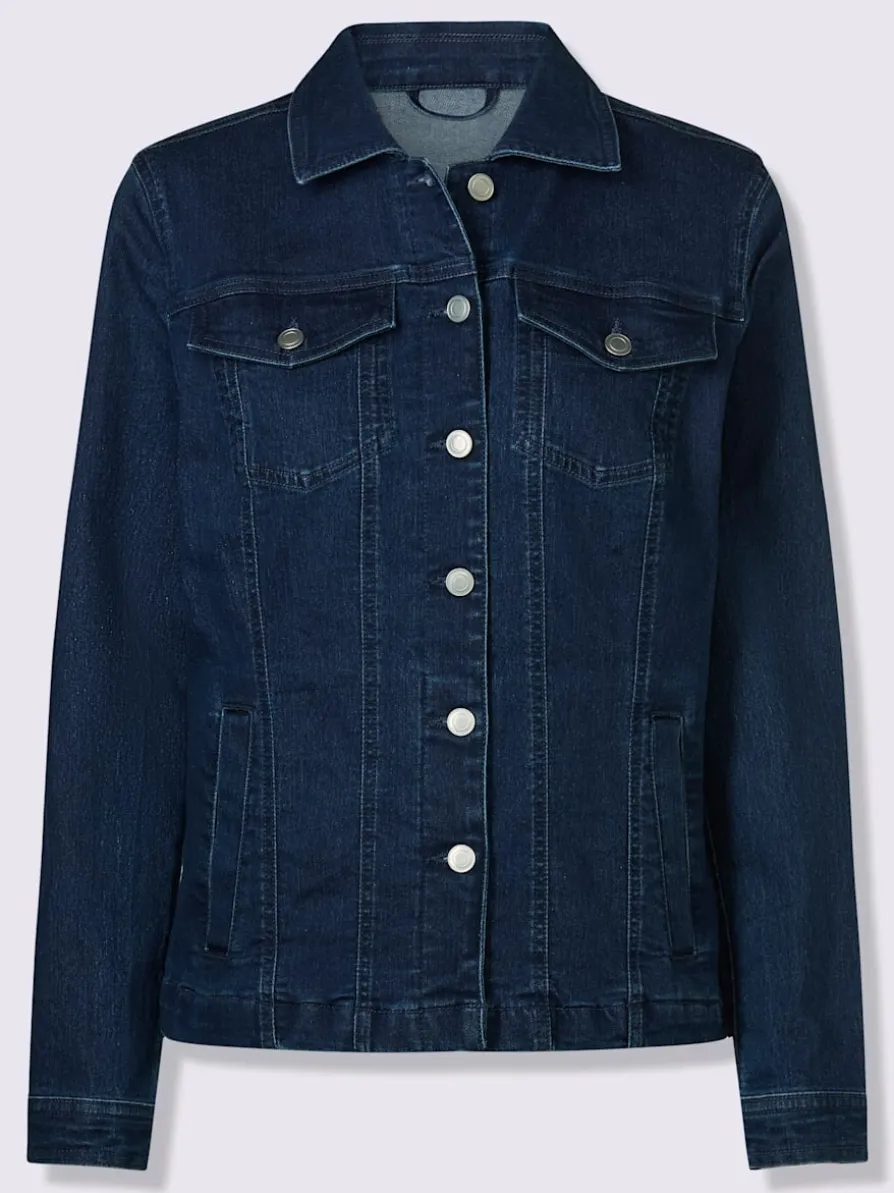 Veste en jean denim doux