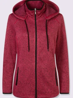 Veste en polaire à capuche