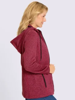 Veste en polaire à capuche