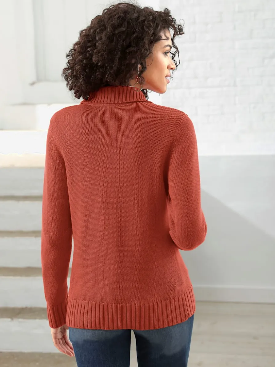 Veste en tricot avec coton