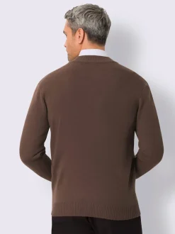 Veste en tricot col montant côtelé