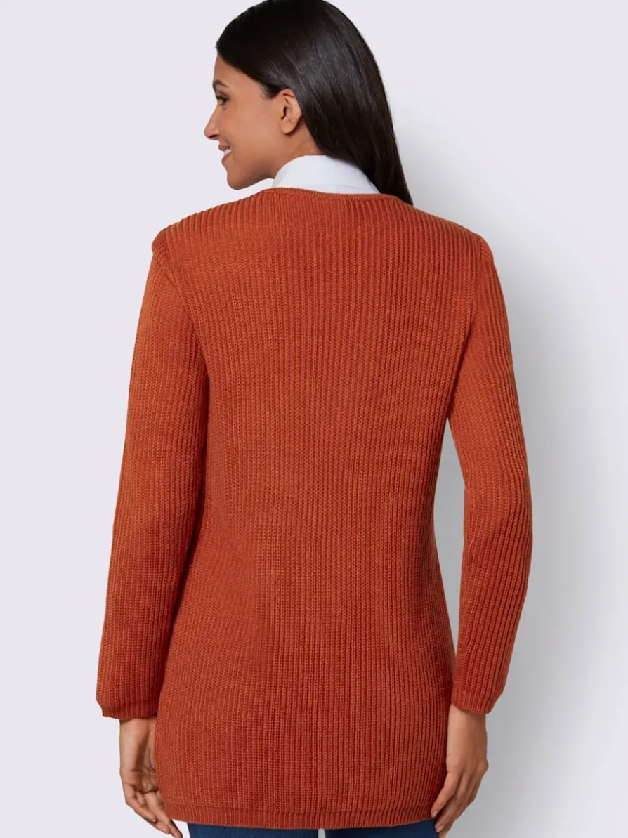 Veste en tricot coupe ouverte