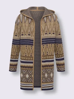 Veste en tricot joli motif norvégien