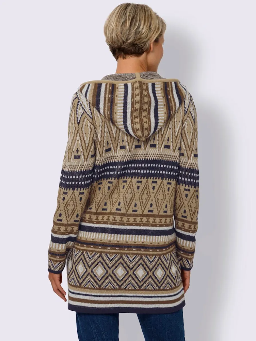 Veste en tricot joli motif norvégien