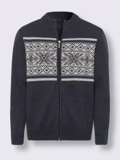 Veste en tricot joli motif norvégien