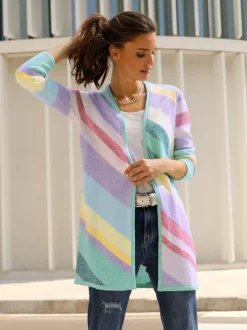 Veste en tricot longueur mode