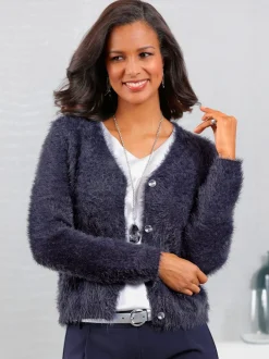 Veste en tricot moelleux