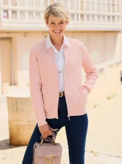 Veste en tricot poches raglan