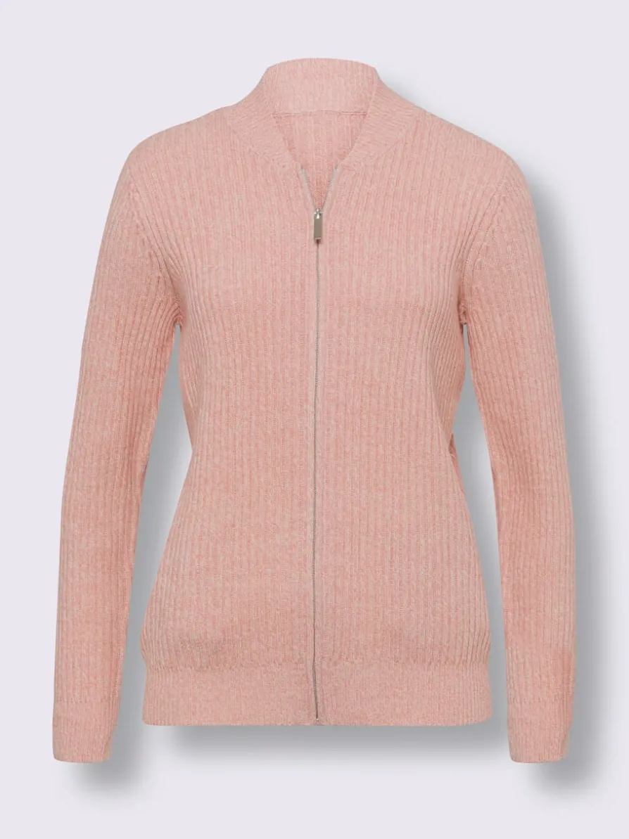 Veste en tricot poches raglan