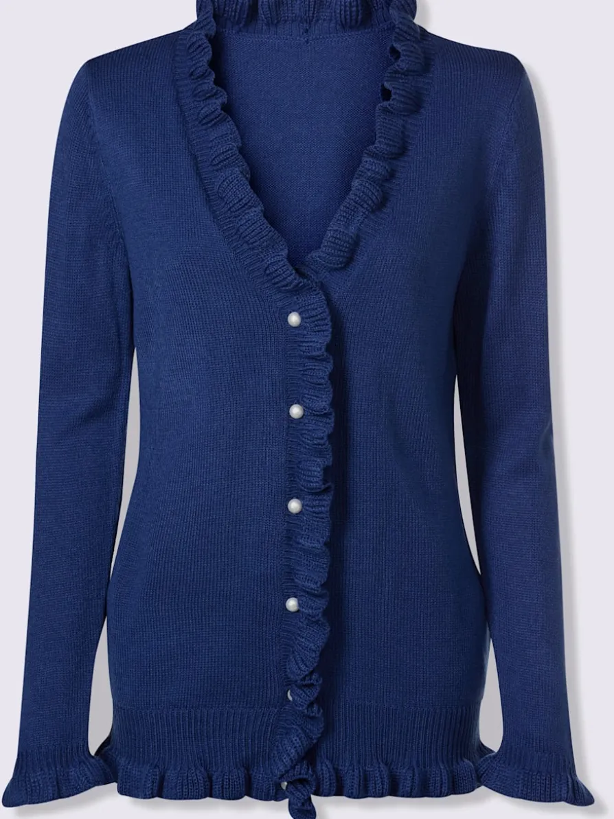 Veste en tricot superbes volants