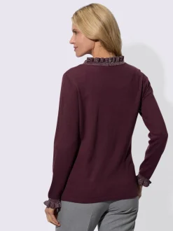 Veste en tricot superbes volants