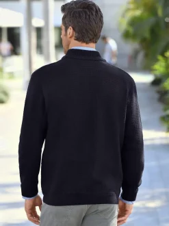 Veste en tricot tissu structuré de qualité