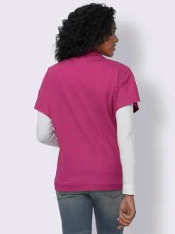 Veste légère qualité jersey côtelée facile à entretenir