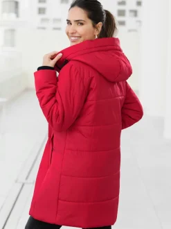 Veste longue doublure et garnissage chaud