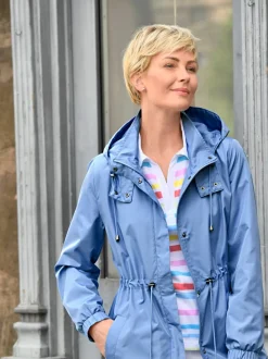Veste longue déperlant et coupe-vent