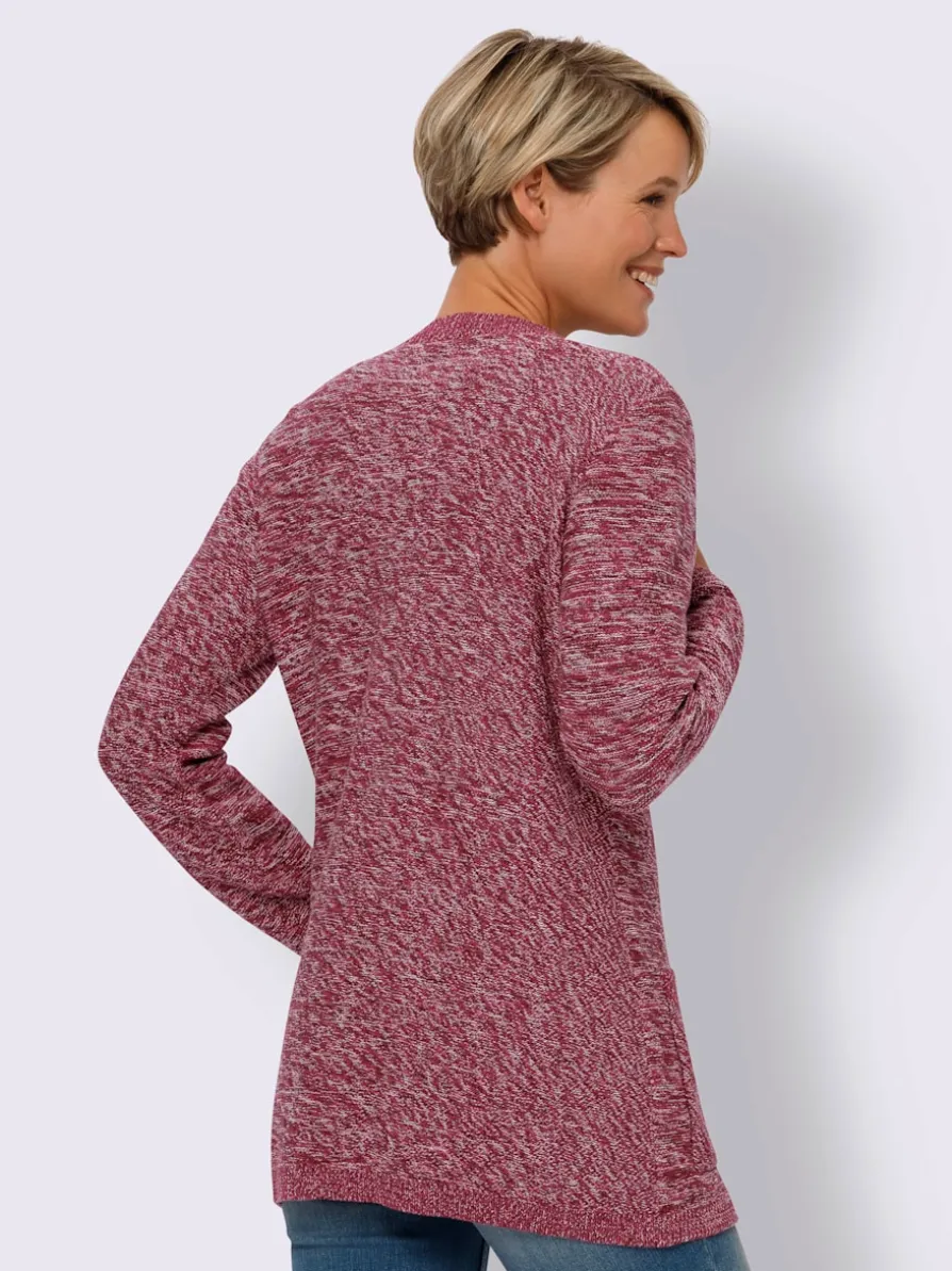 Veste longue en tricot coupe longue affinante