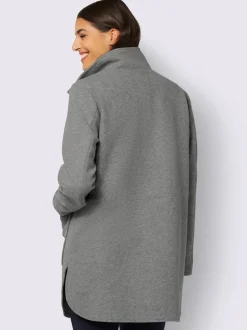 Veste longue toucher doux