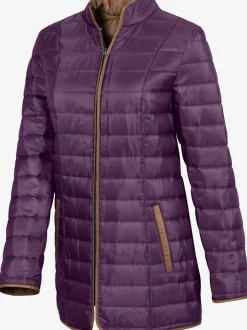Veste matelassée femme mi saison col montant