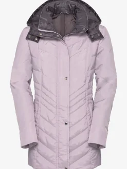 Veste matelassée habillée avec capuche et poches