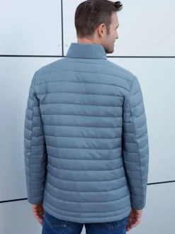 Veste matelassée homme glissière longue