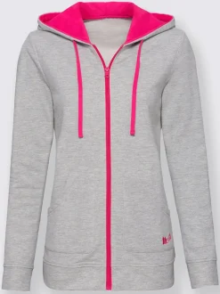 Veste sweat matière sweat